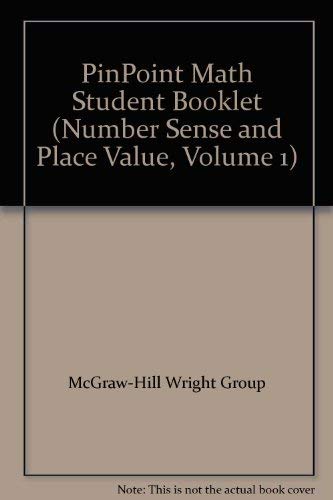 PinPoint Math Student Booklet (Number Sense and Place Value, Volume 1)