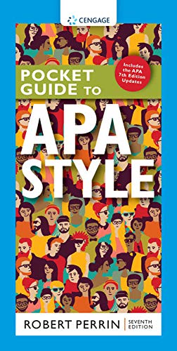 Pocket Guide to APA Style with APA 7e Updates (MindTap Course List) By Robert Perrin