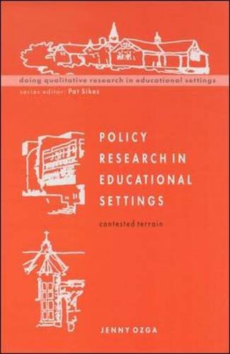 Policy research in educational settings: contested terrain