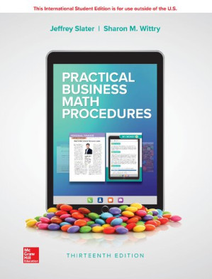 Practical Business Math Procedures By Jeffrey Slater