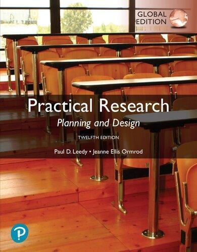 Practical Research Planning And Design 12Th Edition - 9780134775654