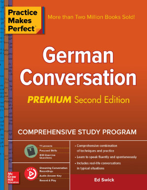 Practice Makes Perfect: German Conversation, Premium Second Edition - 9781260143782