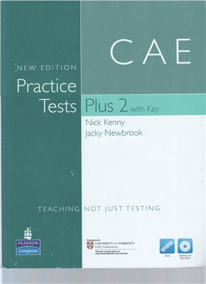 Practice Tests Plus CAE 2 New Edition with Key - Kenny Nick, Newbrook Jacky.