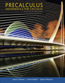 Precalculus: Mathematics for Calculus By James Stewart, Lothar Redlin, Saleem Watson - 9781305586024