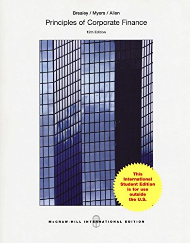 Principles of Corporate Finance (Mcgraw-hill/Irwin Series in Finance, Insurance, and Real Estate) - 9781259253331