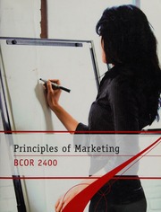 Principles of Marketing BCOR 2400
