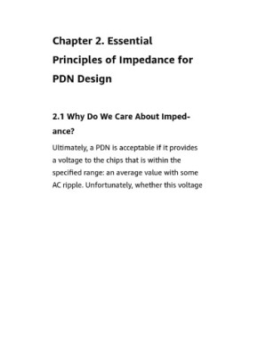Principles of Power Integrity for PDN Design. Chapter 2 - Larry D. Smith and Eric Bogatin