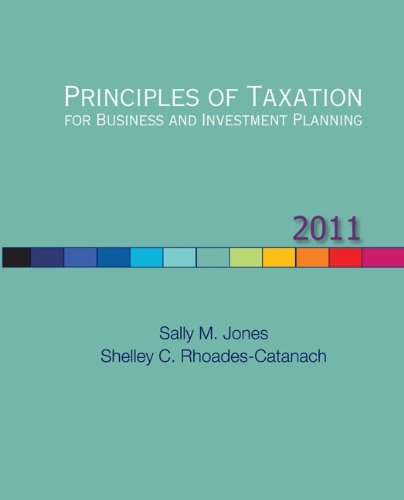Principles of taxation for business and investment planning - 9780078136689