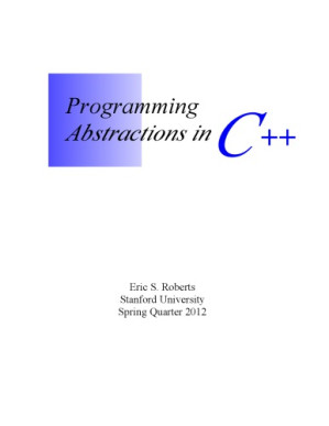 Programming Abstraction in C++ - Eric Roberts