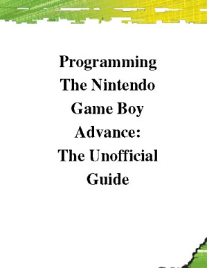 Programming The Nintendo Game Boy Advance The Unoffical Guide By Jonathan S. Harbour