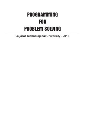 Programming for Problem Solving By E Balagurusamy