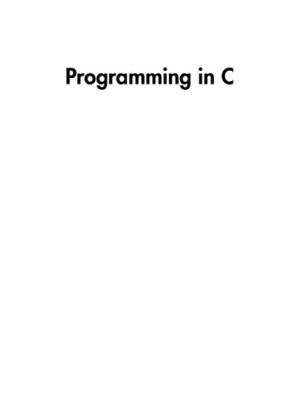 Programming in C By E. Balagurusamy