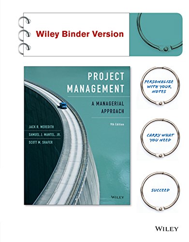 Project management: a managerial approach - 9th Edition
