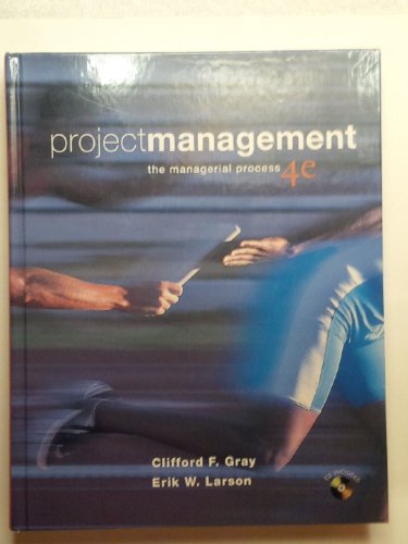 Project management: the managerial process - 9780073525150