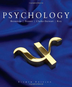 Psychology, 8th Edition By Douglas Bernstein, Louis A. Penner, Alison Clarke-Stewart, Edward J. Roy - 9780618994861