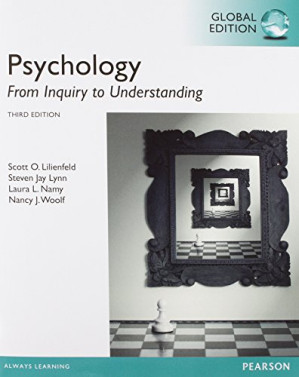 Psychology From Inquiry to Understanding - Scott O Lilienfeld; Steven J Lynn; Laura L Namy; Nancy Jean Woolf