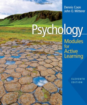Psychology: Modules for Active Learning, 11th Edition By Dennis Coon, John O. Mitterer - 9780547052113
