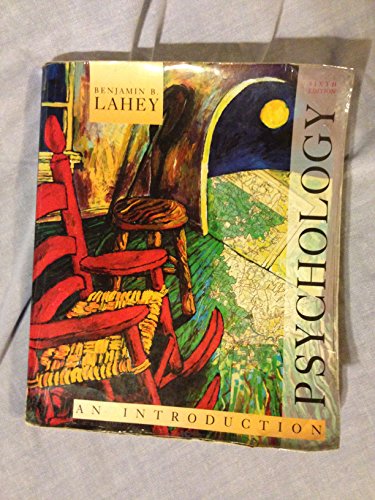 Psychology: an introduction by Lahey, Benjamin B