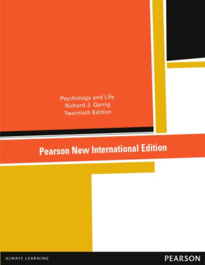 Psychology and life - Gerrig, Richard J