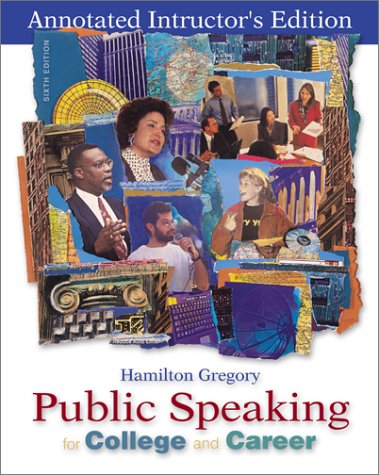 Public Speaking for College and Career - Annotated Instructor's Edition - 9780072502855