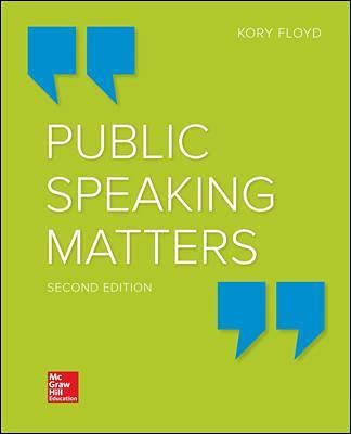 Public speaking matters - 9781260154603