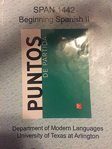 Puntos De Partida (SPAN 1442 Beginning Spanish II)