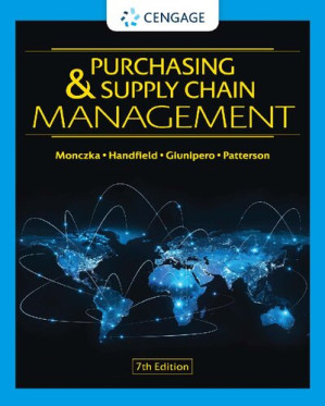 Purchasing & Supply Chain Management By Robert M. Monczka, Robert B. Handfield, Larry C. Giunipero, James L. Patterson