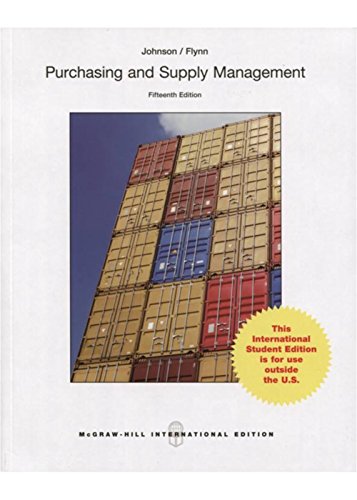 Purchasing and Supply Management - 9789814577229