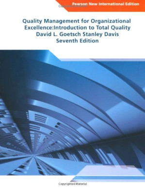 Quality Management for Organizational Excellence: Introduction to Total Quality - David L. Goetsch, Stanley Davis - 9781292022338