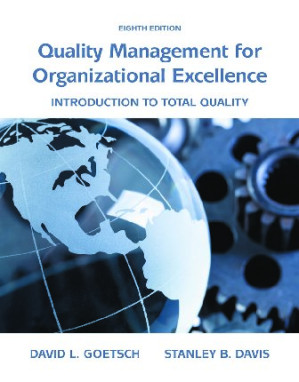 Quality Management for organizational excellence introduction to total Quality - David L. Goetsch, Stanley B. Davis