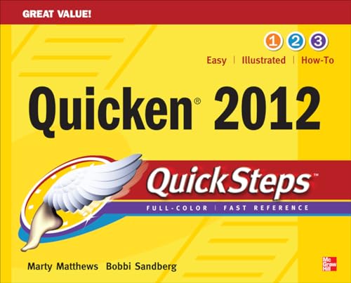 Quicken 2012: quicksteps by Matthews, Martin S,Sandberg, Bobbi