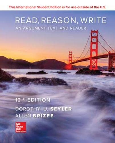 Read, Reason, Write - 12th Edition