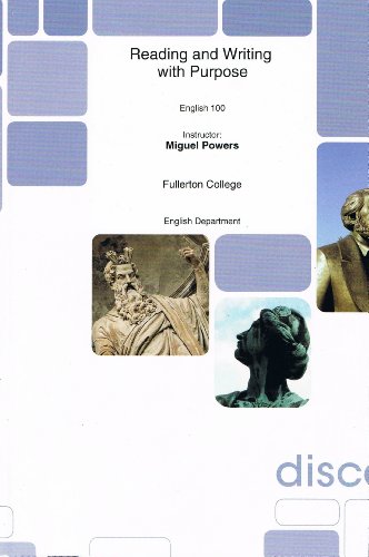 Reading and writing with purpose English 100