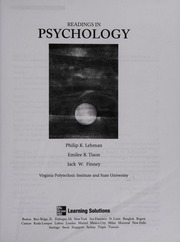 Readings in Psychology (VPISU)