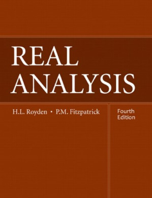 Real Analysis (4th Edition) - Halsey Royden, Patrick Fitzpatrick