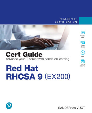 Red Hat RHCSA 9 Cert Guide: EX200 (Certification Guide) - Sander van Vugt - 9780138096274-2