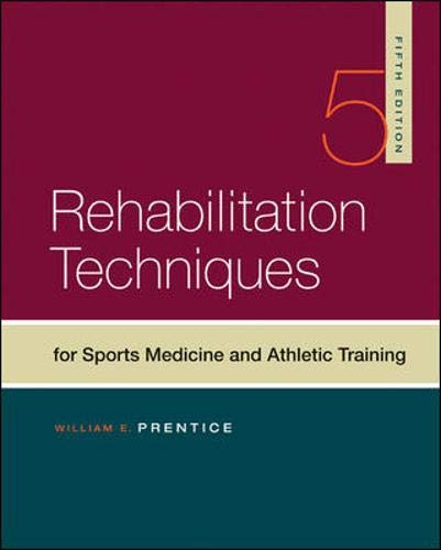 Rehabilitation techniques for sports medicine and athletic training