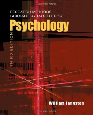 Research Methods Laboratory Manual for Psychology, Third Edition By William Langston - 9781435484276
