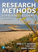 Research Methods for Business Students, 9th Edition - Mark N. K. Saunders, Philip Lewis, Adrian Thornhill