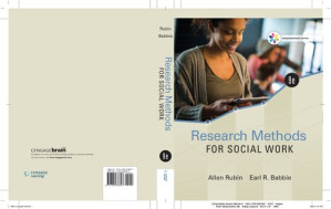 Research Methods for Social Work By Allen Rubin, Earl R. Babbie - 9781305859616