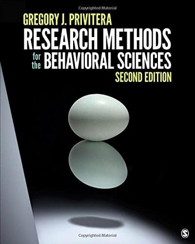 Research Methods for the Behavioral Sciences - 2nd Edition