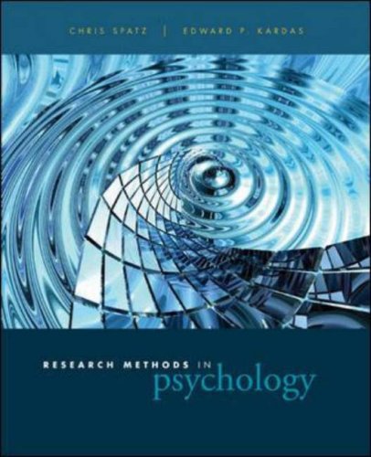 Research methods in psychology: Ideas, techniques, and reports