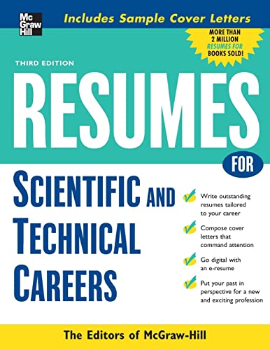 Resumes for scientific and technical careers