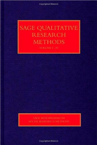 SAGE Qualitative Research Methods, Volume I