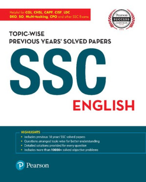 SSC English Topic-wise Previous Years' Solved Papers - Pearson