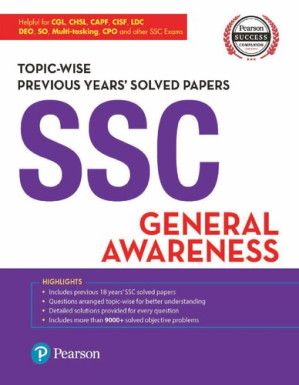 SSC General Awareness Topic-wise Previous Years' Solved Papers - Pearson