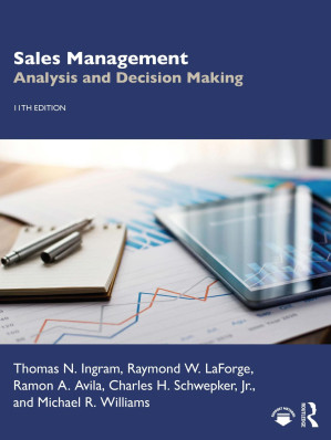 Sales Management; Analysis and Decision Making; 11th Edition
