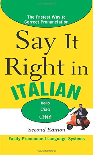 Say it right in Italian: easily pronounced language systems