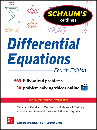 Schaum’s Outline of Differential Equations, Fourth Edition
