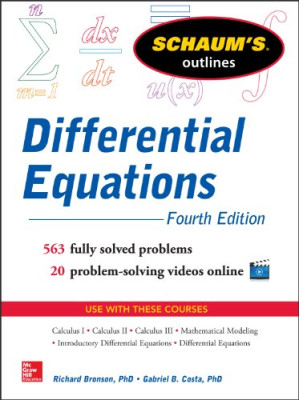 Schaum’s Outlines of Differential Equations, 4th Edition - 9780071822862